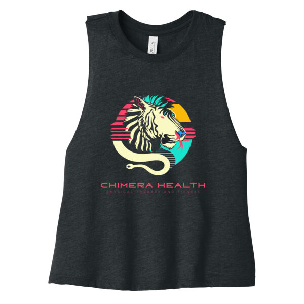 Women's Racerback Cropped Tank (Design #1) Thumbnail