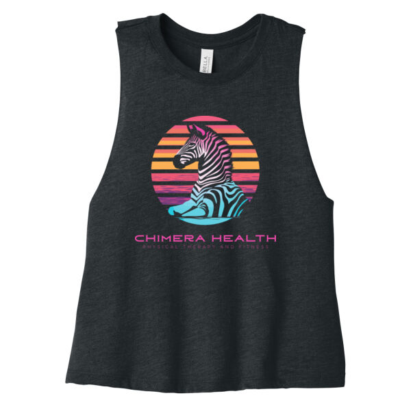 Women's Racerback Cropped Tank (Design #2) Thumbnail