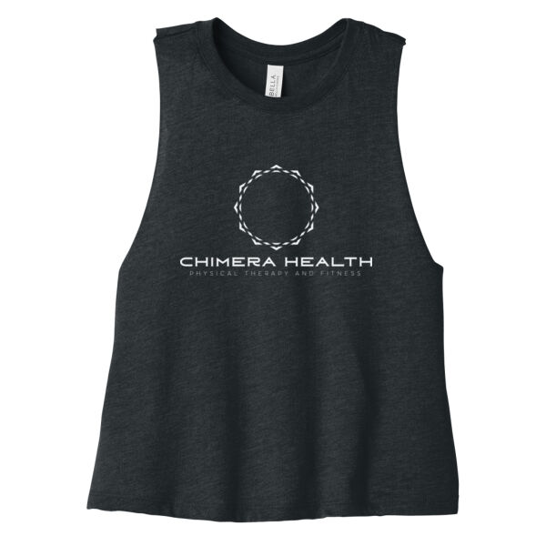 Women's Racerback Cropped Tank (Design #3) Thumbnail
